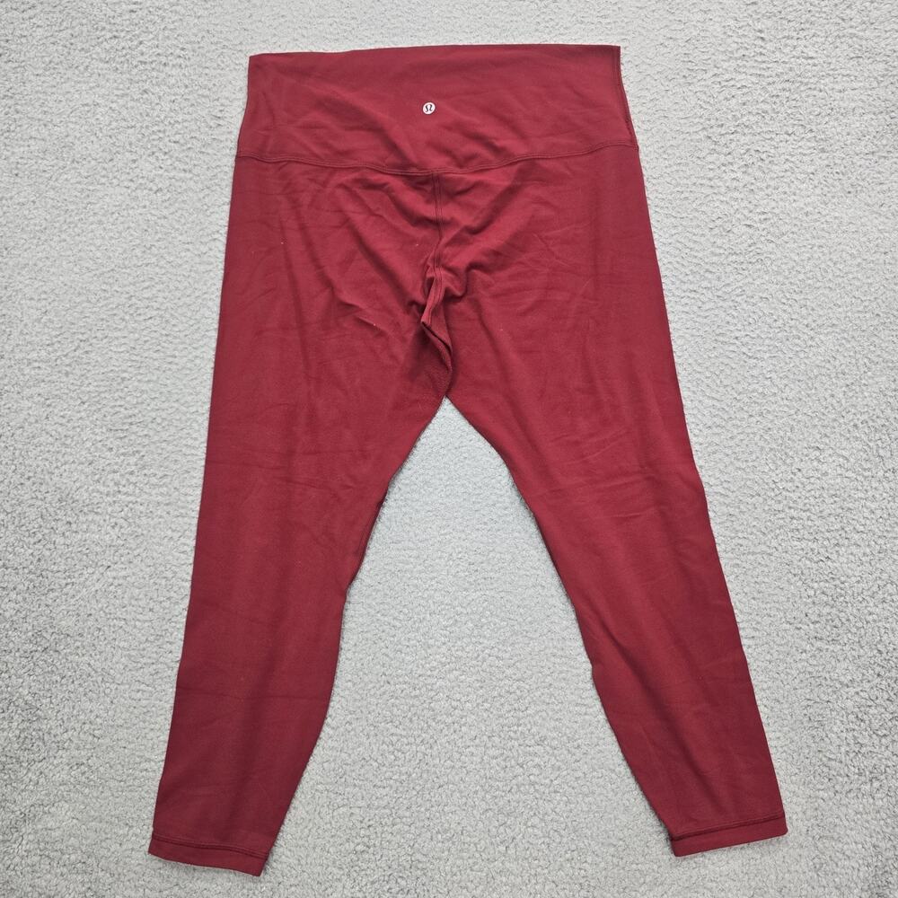 LULULEMON Pale Raspberry Align High-Rise Pant Crop Active Yoga Leggings Size 14